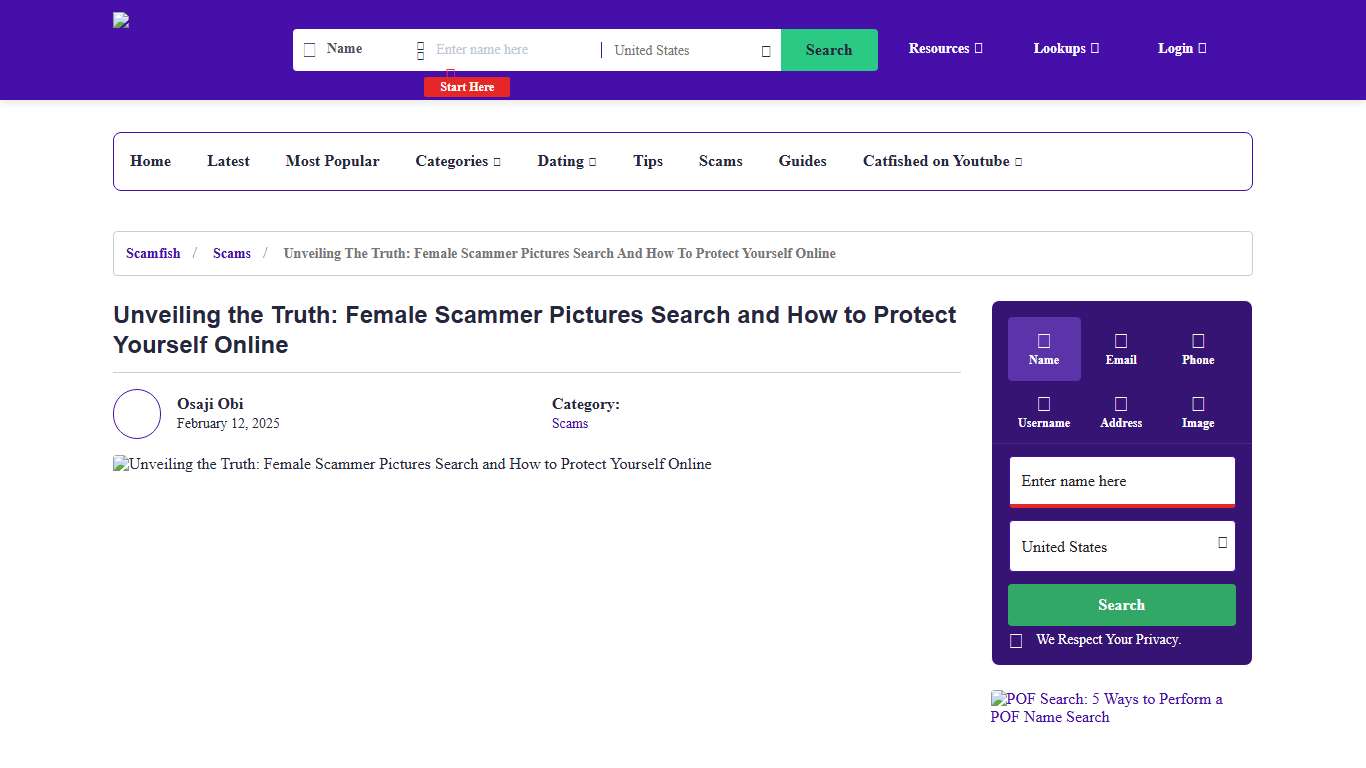 Unveiling the Truth: Female Scammer Pictures Search and How to Protect Yourself Online Social Catfish